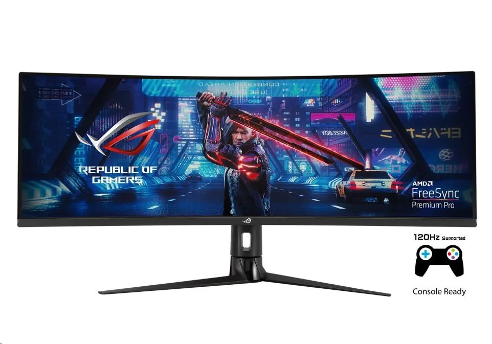 ASUS ROG STRIX XG49VQ 49" DFHD 144Hz (3840x1440) FreeSync2 HDR 4ms 450cd DP 2xHDMI Repro