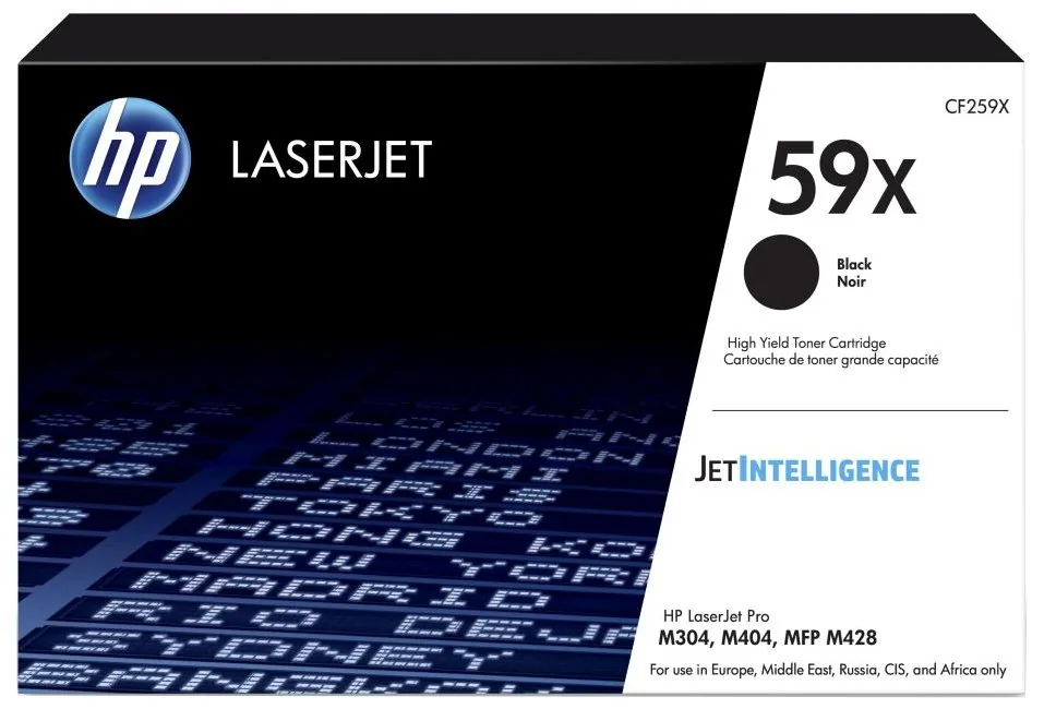 HP 59X - Vysoká výtěžnost - černá - originální - LaserJet - kazeta s barvivem (CF259X) - pro LaserJet Pro M304a, M404dn, M404dw, M404n, M428fdw