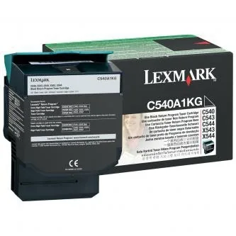 Lexmark, black, C540A1KG - poškozený obal B (viz. popis)