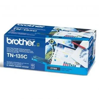 Toner Brother, cyan, TN135C - poškození obalu kategorie B (viz. popis)