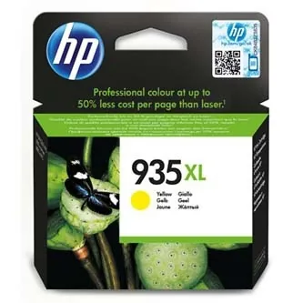 HP originální ink C2P26AE, HP 935XL, yellow - prošláexpirace (2020)