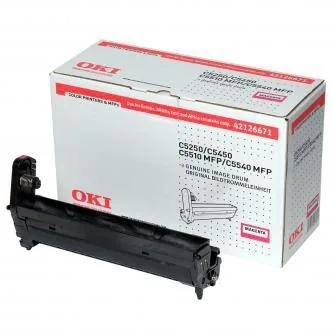 Válec OKI C5250, 5450, 5500, C5510MFP, C5540MFP, magenta, 42126671, 17000s, O,pošk. obal D