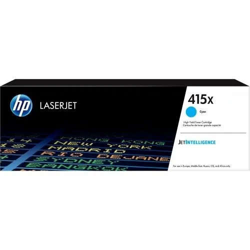HP 415X. W2031XC, Cyan Contract LaserJet Toner