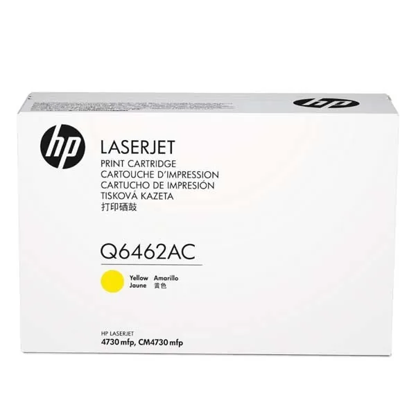 HP originální toner Q6462AC, yellow, 12000str., HP Color LaserJet 4730mfp, 4730x, contract