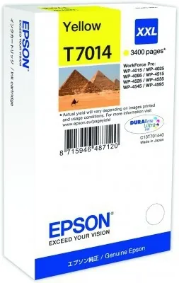 Inkoustová cartridge Epson C13T70144010, yellow - prošlá expirace (2017)