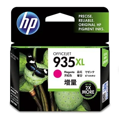 HP C2P25AE, HP 935XL, magenta - prošlá exp (2019); obal B (viz. popis)