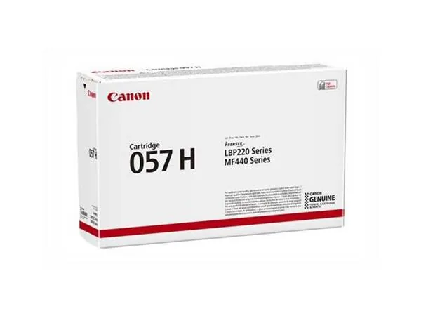 Canon 057 H - Vysoká kapacita - černá - originální - kazeta s barvivem - pro imageCLASS LBP228, LBP236, LBP237, MF455; i-SENSYS LBP233, LBP236, MF453, MF455