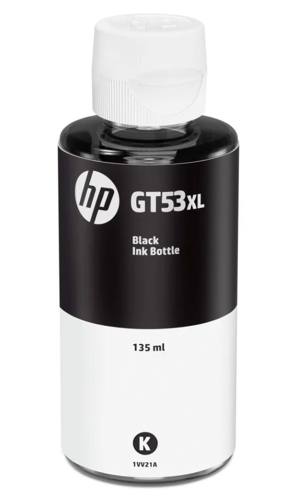 HP GT53XL - 135 ml - Vysoká kapacita - černá - originální - doplnění inkoustu - pro Smart Tank 5105, 67X, 70XX, 73XX, 750, 76XX; Smart Tank Plus 55X, 570, 655