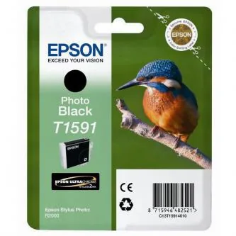 Cartridge Epson, C13T15914010, photo black, 17ml, O- prošlá expirace (2025)