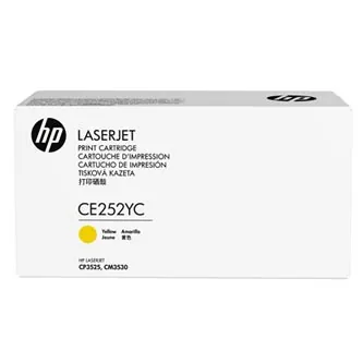 HP toner CE252YC, yellow, Color, kontrakt - poškozený obal C (viz. popis)