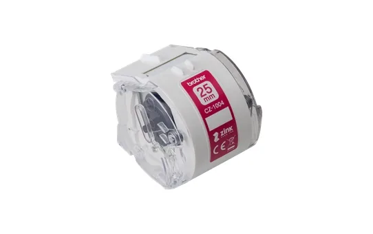 BROTHER Originální barevná kontinuální tisková role Brother CZ-1004, šířka 25 mm. délka 5m