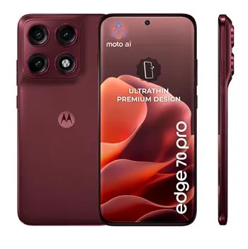 Motorola Edge 70 Pro 12+512GB gsm tel. ANTONE Zinfandel (Red)
